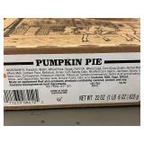 E - Old Fashioned Pumpkin Pies - Box of 6 (22 oz each)