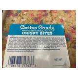 M - Packaged Cotton Candy Crispy Bites - Naturally Flavored - Best by 12/20/24