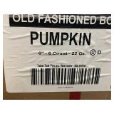 E - Old Fashioned Pumpkin Pies - Box of 6 (22 oz each)