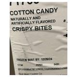 M - Packaged Cotton Candy Crispy Bites - Naturally Flavored - Best by 12/20/24