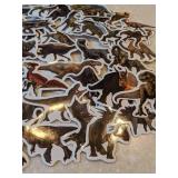 50 Brand New Dinosaur Stickers Large Variety *P