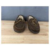 New Minnetonka Moccasin Pile Lined Hardsole Men