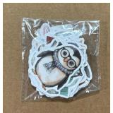 50 New Animal Wearing Glasses Stickers *N