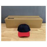 12 Brand New Advantage Series Ltd. Navy Blue and Red Hats OSFM *A