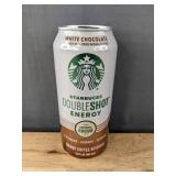 12 Brand New Starbucks White Chocolate Double Shot Energy Coffee Beverage 15oz Cans $34.38 Retail *N