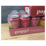 3 New Cases of Poppi Soda 12 Packs: 2 Variety Packs and 1 Strawberry Lemon - Grape, Orange, Ginger Lemon, Watermelon, Raspberry Rose *B