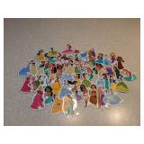 50 Total Brand New Disney Princess Stickers Little Mermaid Snow White Moana Cinderella Mulan *P