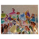 50 Total Brand New Disney Princess Stickers Little Mermaid Snow White Moana Cinderella Mulan *P