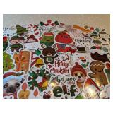 60 Total Brand New Christmas Stickers Reindeer Snowman Trees *P