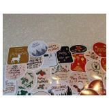 Brand New 50 Total Christmas New Year Stickers *P