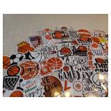 50 Total Brand New Basketball Stickers *P