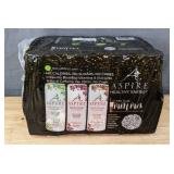 Brand New Case of 12 Aspire Healthy Energy Drinks 12 oz Variety Pack $38.45 Retail *N