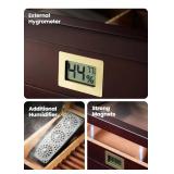 Brand New SWEWARM Cedarwood Cigar Humidors in Brown *L