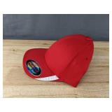 14 Brand New Yupoong Hats in Assorted Colors (Grey, Red, White) Large/XL *A