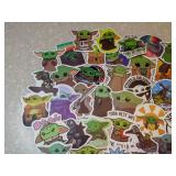 50 Total Brand New Yoda Stickers *P