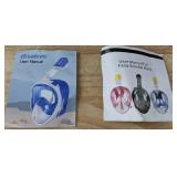 Brand New 2 Snorkel Masks Pink/Purple Small/Medium *L