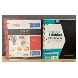 New Lot of Nine 1-Subject College Ruled Notebooks by Wexford and Mead Five Star and 7 Packages of Wexford Pencils *W