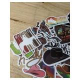 50 New Cowboy Western Theme Aesthetic Stickers for Water Bottles, Laptops, Scrapbooking Etc *E