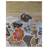 50 New Boho Aesthetic Stickers for Water Bottles, Laptops, Scrapbooking Etc. *E