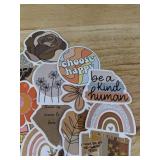 50 New Boho Aesthetic Stickers for Water Bottles, Laptops, Scrapbooking Etc. *E