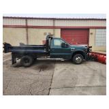 2008 Ford F-350 Super Duty XL Plow Truck with Western 2008 9