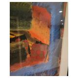 Kairong Liu Abstract Framed Print.