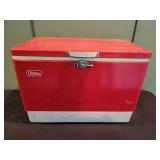 Vintage Coleman Red Cooler.