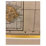 Circa 1903 Framed Map of California, Nevada and Hawaiian Islands by Mast, Crowell & Kirkpatrick.