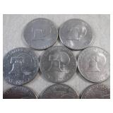 (CNTR) 10 Eisenhower Dollar Coins 5...