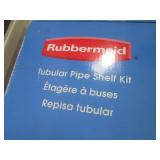 (C-2) Rubbermaid Tubular Pipe Shelf...