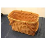 Vintage Longaberger Woven Basket with Handle