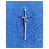 Sterling Silver .925 4.4mm Jesus On The Cross Pendent