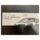 New Sharper Image Brella Shade Pop up Windshield Umbrella to Protect Car Interior or Good Useless Gift ; )