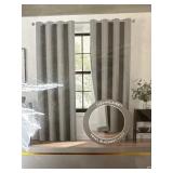 2 Panels / 1 Pack of 2 Eclipse Oscar Blackout Curtains With Magnitech / Magnetic Closing 52" x 84" Per Panel Color Gray