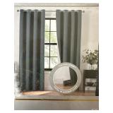 2 Panels / 1 Pack of 2 Eclipse Oscar Blackout Curtains With Magnitech / Magnetic Closing 52" x 84" Per Panel Color Navy