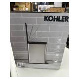 2 New Kohler 6L Mini Step Trash Cans - Stainless Steel