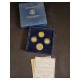 Set of 4 Westward Journey Nickel Series Coins with Certificate of Authenticity