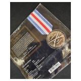 2012 Infantry Soldier Silver Dollar Coin with Dog Tag and Certificate of Authenticity