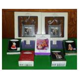 Hallmark Photo Holders And Ornaments.