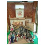 Porcelain Nativity Set. Collectors Edition, 4 Boxes.