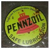 Pennzoil Metal Sign.