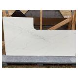 "Brand Name" Quartz L-Shaped Countertop