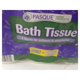 24 Jumbo Rolls Pasque 2 Ply Bath Ti...