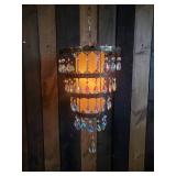 Gorgeous Vintage Whimsical Crystal Hanging Light