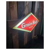 Super cool Vintage Grainbelt Beer Window Sign Lighted