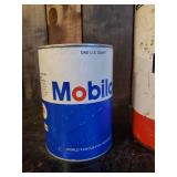 Nice Lot of Vintage Oil and Grease Cans Mobil Texaco