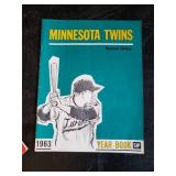 Vintage 1963 MN Twins Program and Score Book