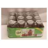 Set of 12 Ball Quart Mason Jars - 32 oz - Made in USA