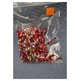 Assorted Holiday Ornament Decorations and Tinsel Bundle