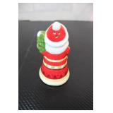 Set of 3 Christmas Themed Salt and Pepper Shakers and 2 Decorative Coasters